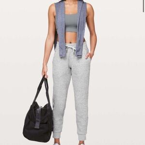 Lululemon Warm Down Jogger II Pants in Heathered Melody  Lt Grey